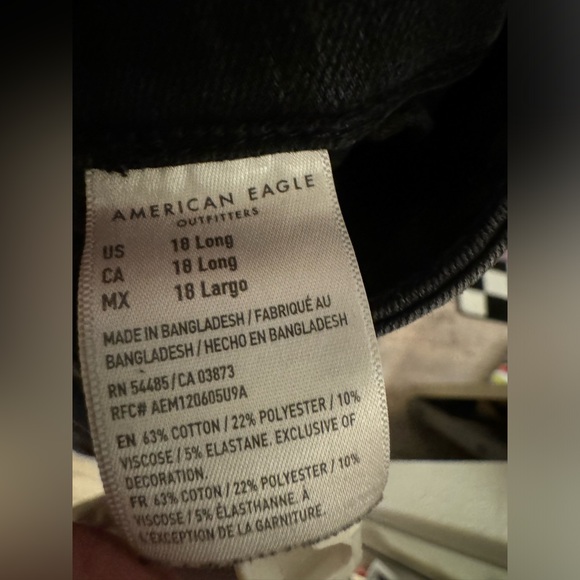 AE The Dream Jean high rise skinny jeans LONG - Picture 4 of 4